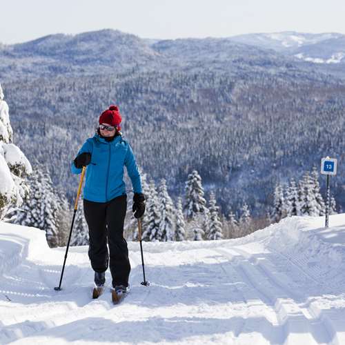 skiing